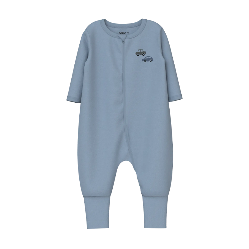 NAME IT Baby Natdragt 2-pak biler - Jet Stream / Ashley Blue