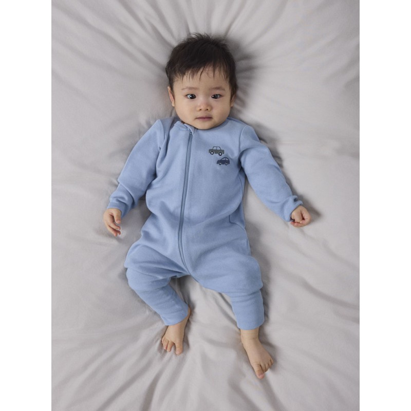NAME IT Baby Natdragt 2-pak biler - Jet Stream / Ashley Blue