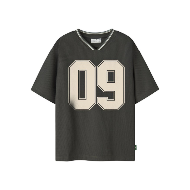 NAME IT Kids Milas kortærmet T-shirt - Peat