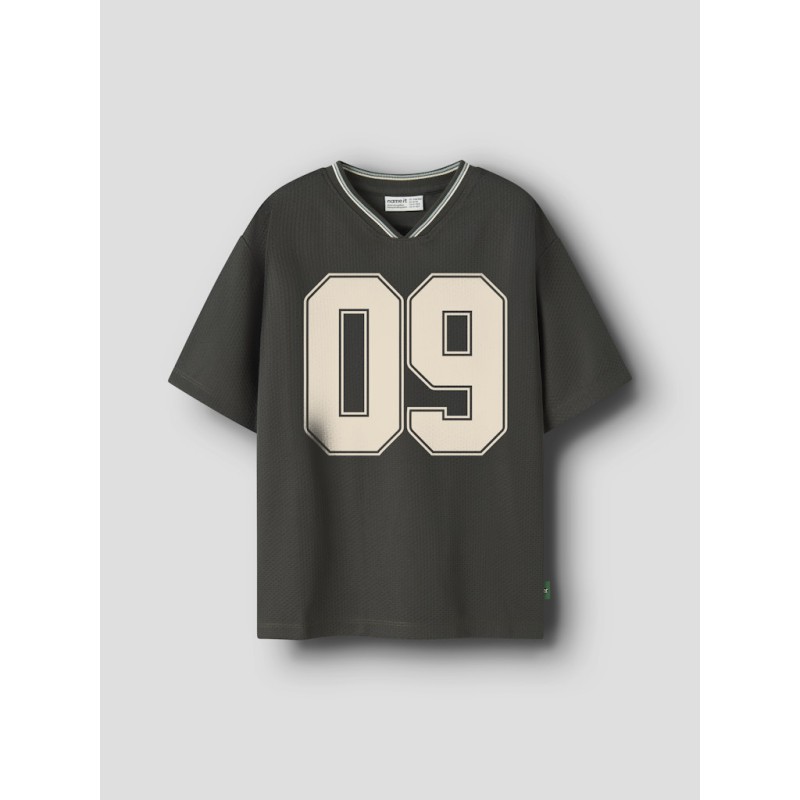 NAME IT Kids Milas kortærmet T-shirt - Peat