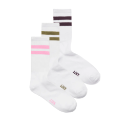JJXX Kids Basic Tennis strømper 3-pak - Hvid