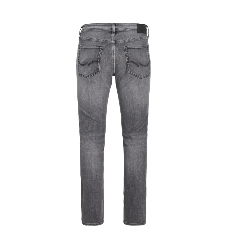 JACK & JONES Plus Mike Original Tapered Jeans - Grey Denim