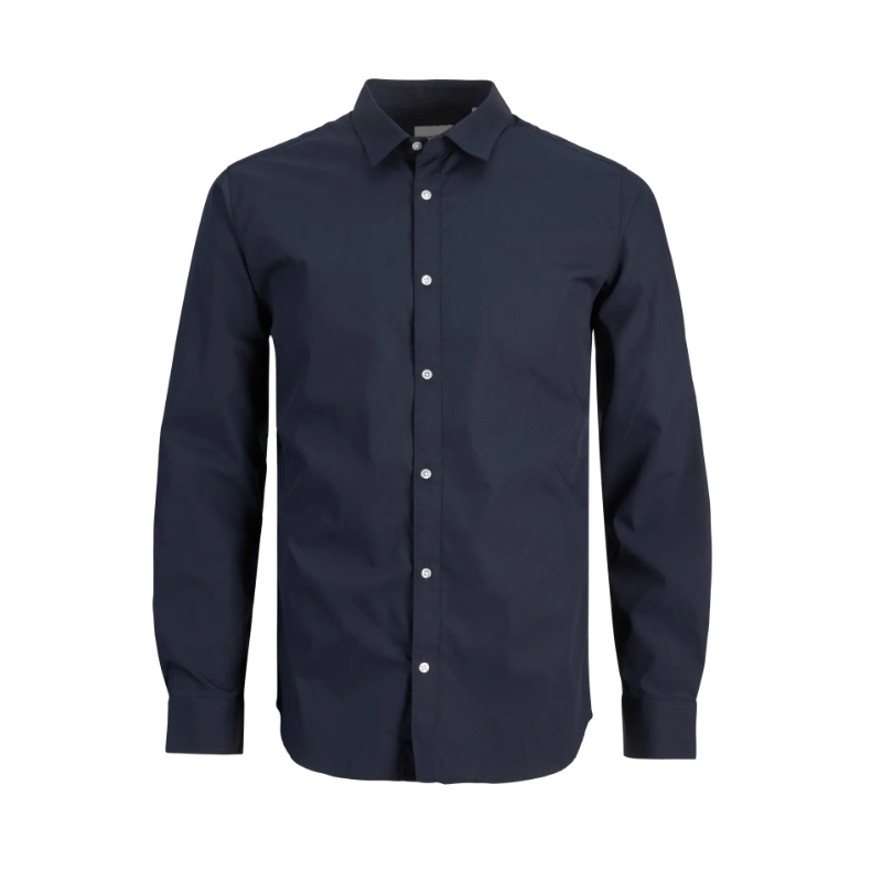 JACK & JONES Junior Langærmet skjorte - Navy Blazer