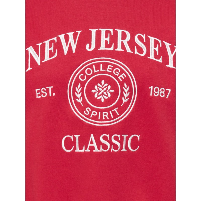 JDY Mesa langærmet sweatshirt - Racing Red