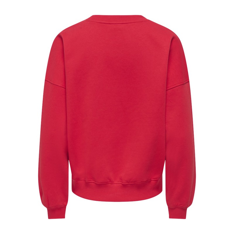 JDY Mesa langærmet sweatshirt - Racing Red