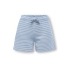 KIDS ONLY Pamia stribede shorts - Cashmere Blue Thin White Stripes