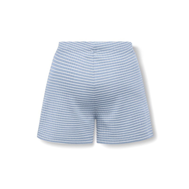 KIDS ONLY Pamia stribede shorts - Cashmere Blue Thin White Stripes