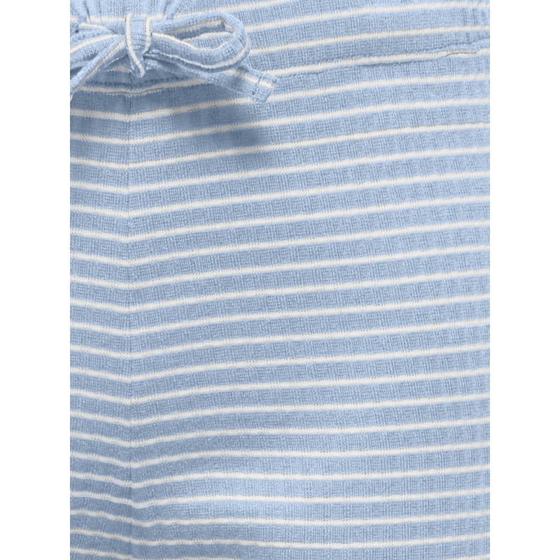 KIDS ONLY Pamia stribede shorts - Cashmere Blue Thin White Stripes