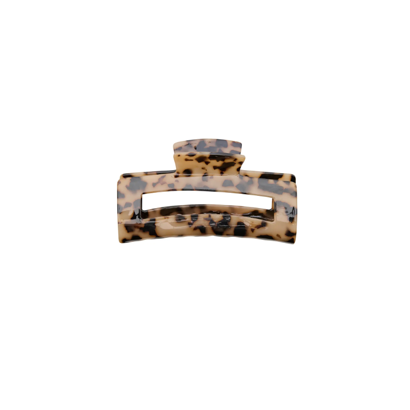 ONLY Catja Maxi hårklemme - Cognac Marble
