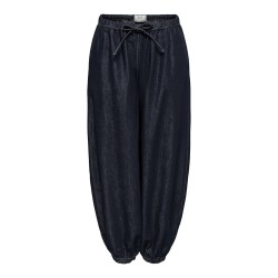 JDY Sansa Genie bukser - Dark Blue Denim