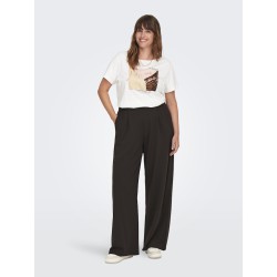 ONLY CARMAKOMA Stilla Pants - Black Coffee