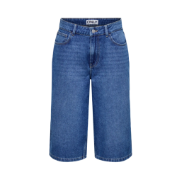 ONLY Maria baggy X-lange shorts - Medium Blue Denim