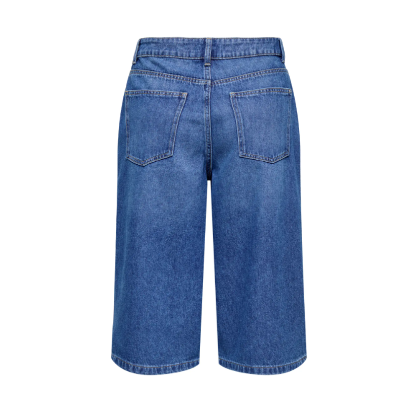 ONLY Maria baggy X-lange shorts - Medium Blue Denim