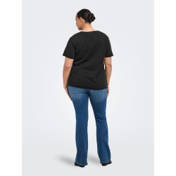 ONLY CARMAKOMA Lucy T-shirt - Black "Wild Heart Eagle"