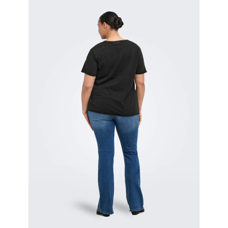 ONLY CARMAKOMA Lucy T-shirt - Black "Wild Heart Eagle"