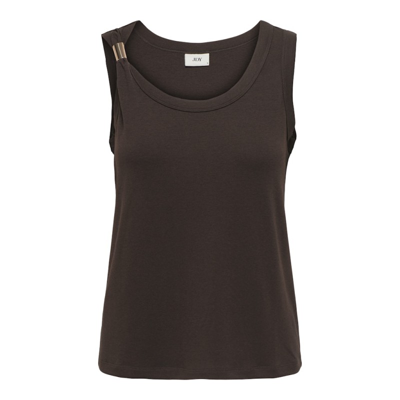 JDY Uffa S/L top - Chicory Coffee