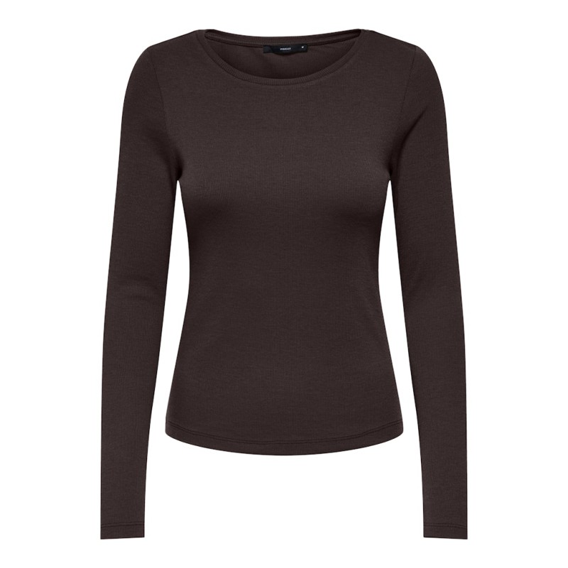 ONLY June langærmet t-shirt - Chocolate Torte