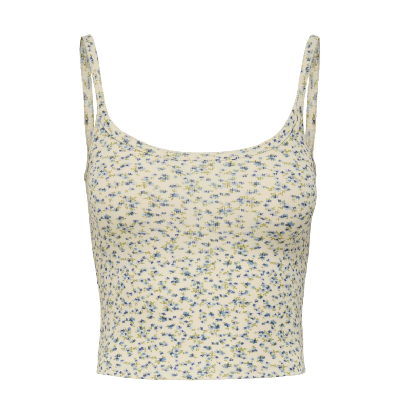 ONLY Eve singlet top - Jet Stream/ Blue Flower