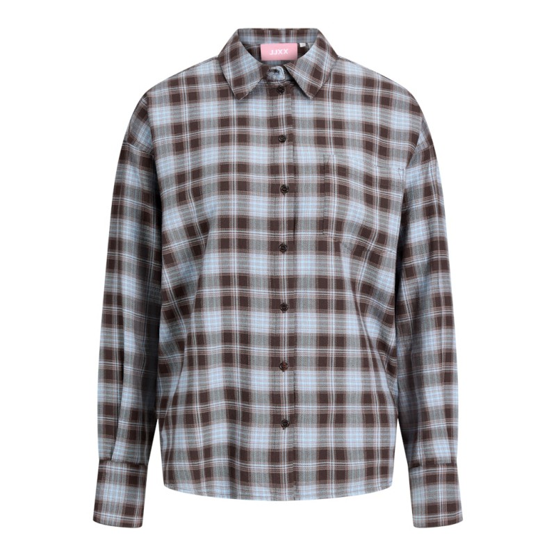 JJXX Teen Jamie ternet flannel skjorte - Skyway