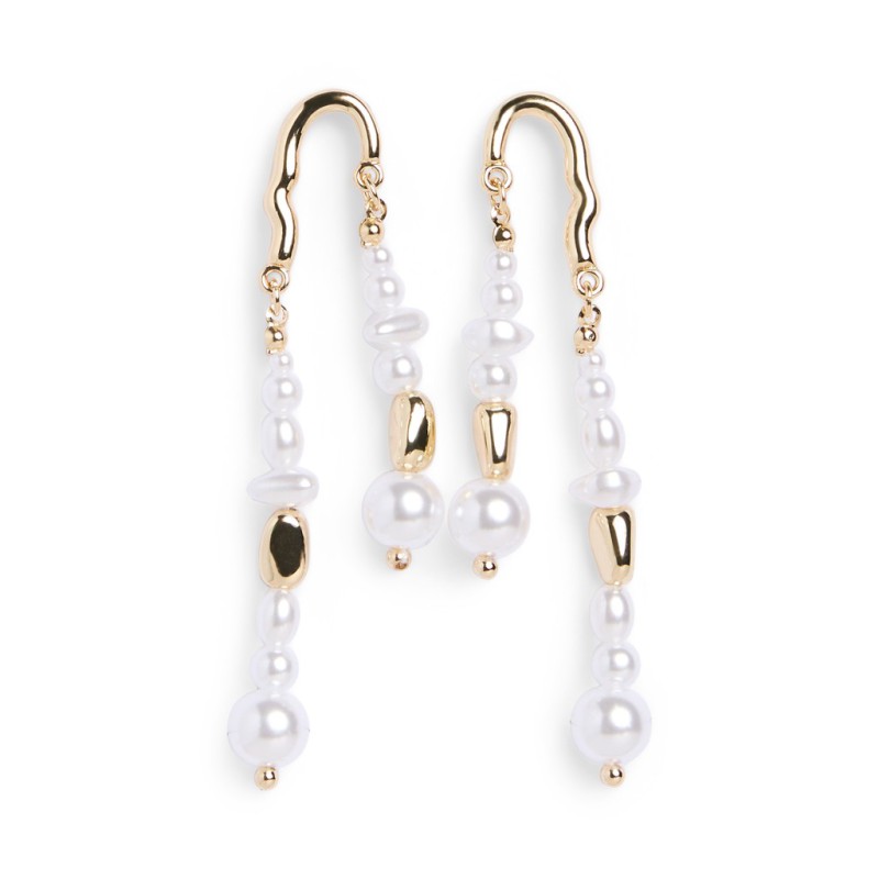 PIECES Adrianna øreringe bundle - Gold Colour / ST1