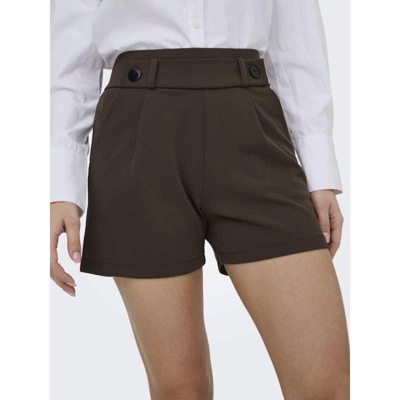 JDY Geggo Life shorts - Chocolate Brown