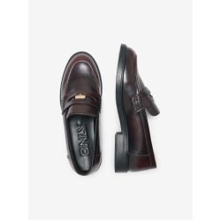 ONLY Lux-12 knap loafers - Decadent Chocolate
