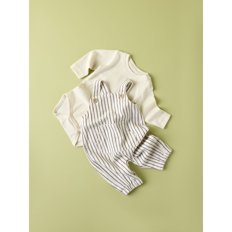 NAME IT Baby Luciano overall - Antique White