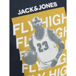 JACK & JONES Junior NBA Legends sweat hoodie - Sort / Navy Blazer