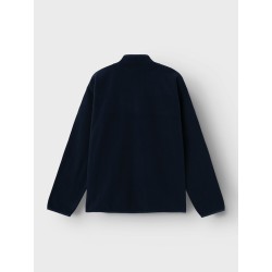 LMTD Nooa langærmet half zip fleece overtrøje - Dark Sapphire