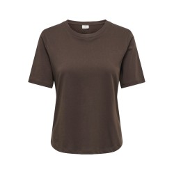 JDY Rex Basic kortærmet T-shirt - Coffee bean