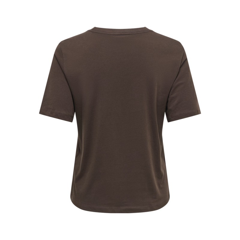 JDY Rex Basic kortærmet T-shirt - Coffee bean