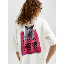 JJXX Millow loose kortærmet t-shirt - Sugar Swizzle