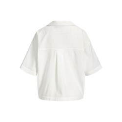 JJXX Alia struktureret 3/4 relaxed skjorte - Blanc de Blanc