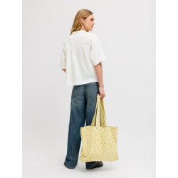 JJXX Alia struktureret 3/4 relaxed skjorte - Blanc de Blanc