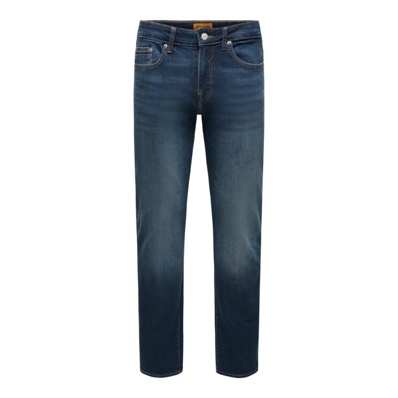 ONLY & SONS Weft regular tailored denim jeans - Dark Blue Denim
