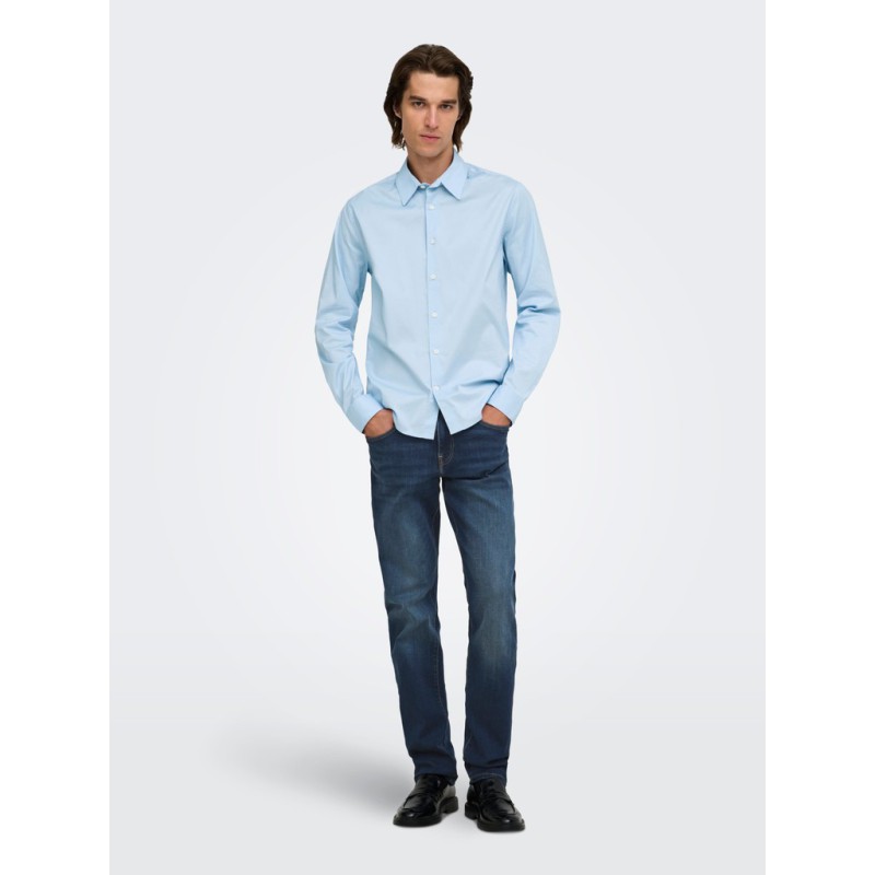 ONLY & SONS Weft regular tailored denim jeans - Dark Blue Denim