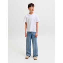 JACK & JONES JUNIOR Dave brede denim jeans - Blue Denim