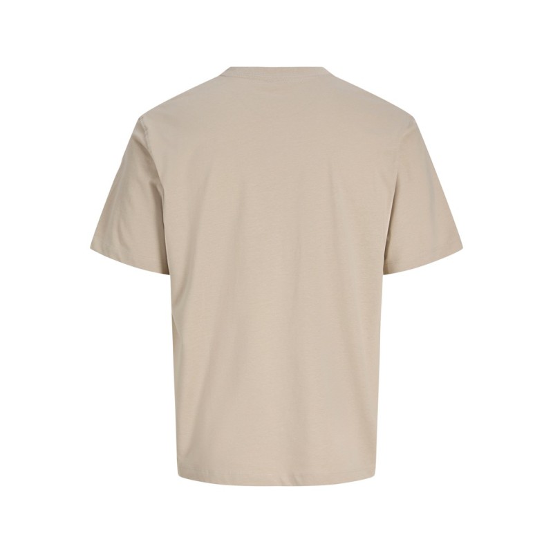 JACK & HONES Frederiksberg monogram kortærmet t-shirt -  Feather Gray