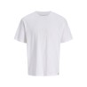 JACK & HONES Frederiksberg monogram kortærmet t-shirt - Bright White