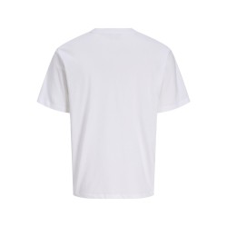 JACK & HONES Frederiksberg monogram kortærmet t-shirt - Bright White