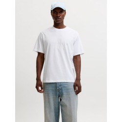 JACK & HONES Frederiksberg monogram kortærmet t-shirt - Bright White