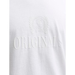JACK & HONES Frederiksberg monogram kortærmet t-shirt - Bright White