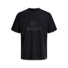 JACK & HONES Frederiksberg monogram kortærmet t-shirt - Sort