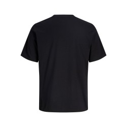 JACK & HONES Frederiksberg monogram kortærmet t-shirt - Sort