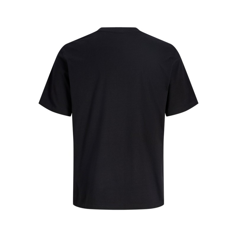 JACK & HONES Frederiksberg monogram kortærmet t-shirt - Sort