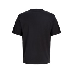 JACK & JONES PLUS Frederiksberg grafisk box kortærmet t-shirt - Sort