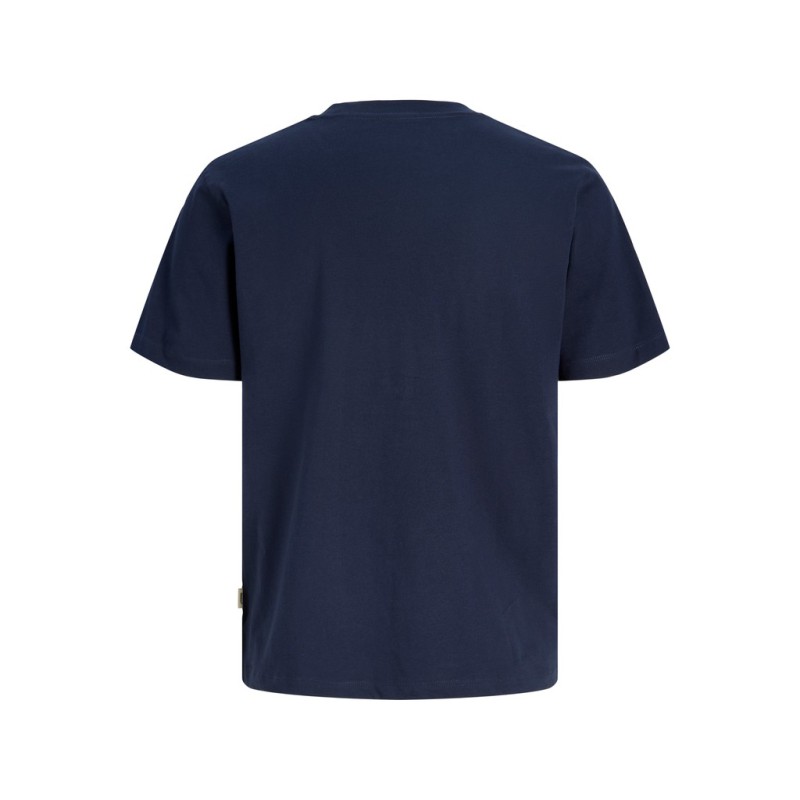 JACK & JONES PLUS Frederiksberg grafisk box kortærmet t-shirt - Sky Captain