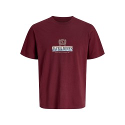 JACK & JONES PLUS Frederiksberg grafisk box kortærmet t-shirt - Chocolate Truffle