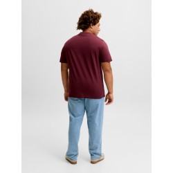 JACK & JONES PLUS Frederiksberg grafisk box kortærmet t-shirt - Chocolate Truffle