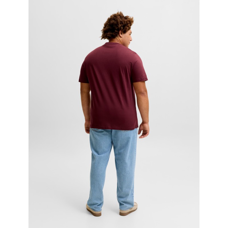 JACK & JONES PLUS Frederiksberg grafisk box kortærmet t-shirt - Chocolate Truffle